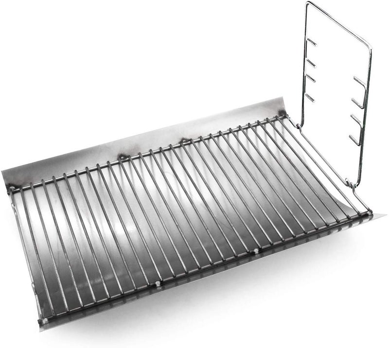 Hongso 14 7/8 Inches Fire Grate Hanger & Ash Drip Pan for Use with Char-Griller 5030 2-Burner Gas & Charcoal Grill, Replacement Parts Chargrill Ash Pan - Image 4